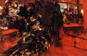Couple In A Café — Giovanni Boldini
