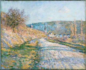 The Road To Vétheuil — Claude Monet, Impressionism
