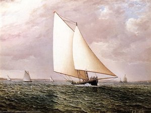 Rival Off Bay Ridge — James Edward Buttersworth
