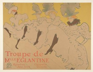 Miss Eglantine Troupe — Henri De Toulouse-lautrec, Art Nouveau