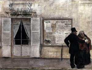 Waiting Wedding Guests — Jean-françois Raffaelli