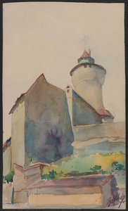 Part Of The Imperial Castle, From The South — Georg Friedrich Šmit