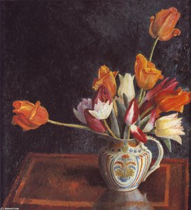 Tulips in a Saffordshire