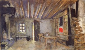 Studio Interior, Model For The Scenery Of La Lepreuse — Jean-édouard Vuillard