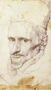 Estudio Para La Cabeza Del Cardenal Borgia — Diego Velázquez