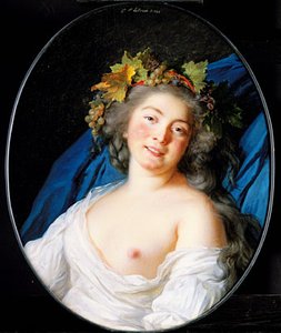 Portrait Of Lady Hamilton As A Bacchante — Louise Élisabeth Vigée Le Brun