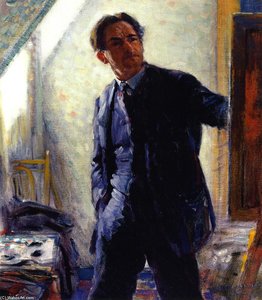 Self-portrait, Paris — Joseph Kleitsch