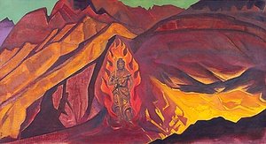 Guardian Of The Entrance — Nicholas Roerich, Symbolism