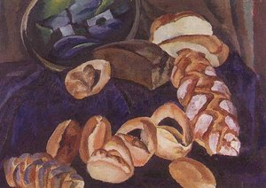 Bread On The Blue — Pyotr Konchalovsky