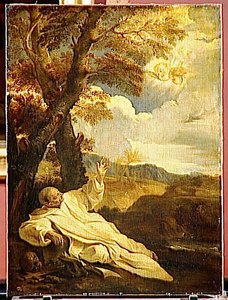 La Vision De Saint Bruno — Da Pier Francesco Mola, Baroque