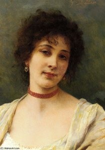 An Elegant Lady — Eugen Von Blaas