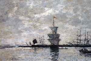 Le Havre Sun — Eugène Louis Boudin