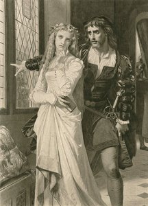 Hamlet And Ophelia — Hugues Merle