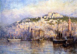 View Of Naples (also Known As Castle St. Elmo) — Frederick Mccubbin