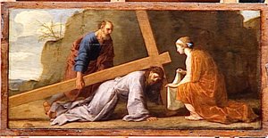 Jesus Portant Sa Croix — Eustache Le Sueur (lesueur)