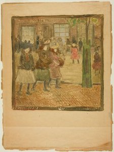 Street Scene — Maurice Brazil Prendergast, Post-impressionism