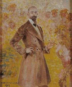Self-portrait. Vision — Jacek Malczewski