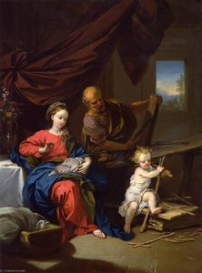 Holy Family in a Carpenter's Shop