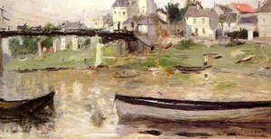 Boats On The Seine — Berthe Morisot