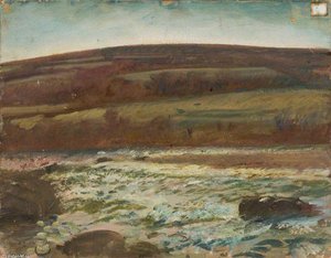 Brightworthy Ford, Withypool, Exmoor - (16) — Sir Alfred James Munnings, Impressionism