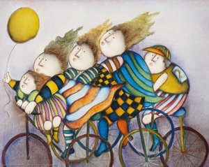 Cyclists — Joyce Roybal