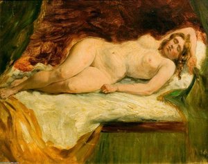 Study Of A Nude Female Sleeping — William Etty