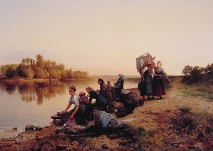 Wash Day — Daniel Ridgway Knight