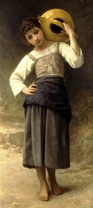 A Girl From The Fountain — William-adolphe Bouguereau