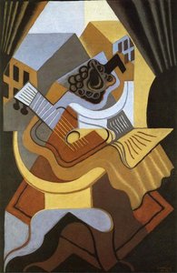 Pedistal Table In Front Of The Window — Juan Gris
