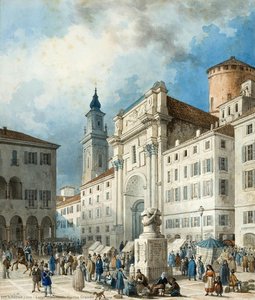 Piazza Grande In Parma — Luigi Marchesi