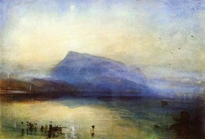 The Blue Rigi Lake Of Lucerne Sunrise — Joseph Mallord William Turner