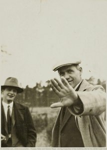 Thomas Flake And Hannes Meyer (during Inspection Of The Building Site For The Adgb Trade Union School In Bernau) — Erich Consemüller