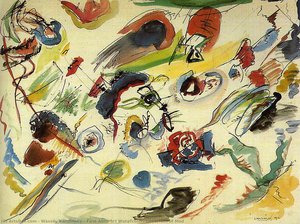 First Abstract Watercolor, Collection Of Mad — Wassily Wassilyevich Kandinsky, Abstract Expressionism