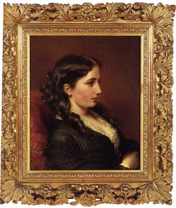 Study Of A Girl In Profile — Franz Xavier Winterhalter
