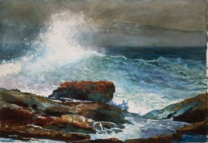 Incoming Tide, Scarboro Maine — Winslow Homer, Contemporary Realism