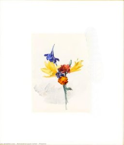 Flowers — Alexandre-louis Leloir