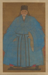 Portrait Of The Artist's Great-granduncle Yizhai At The Age Of Eighty-five — Ruan Zude