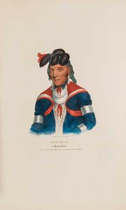 MI A QU A A Miami Chief, from The Aboriginal Portfolio