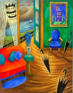 Somber Clouds — Patricia Valdez, Chicana Expressionism