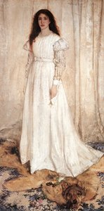 Symphony In White No1 The White Girl — James Abbott Mcneill Whistler, Aesthetic Impressionism