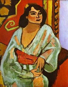 Die Algerinische Frau — Henri Matisse, Fauvist Expressionism