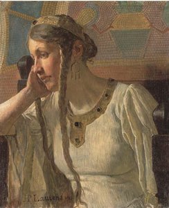 The Expectation Of A Merovingian Queen — Jean-paul Laurens