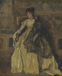 La Dame En Jaune — Alfred Stevens