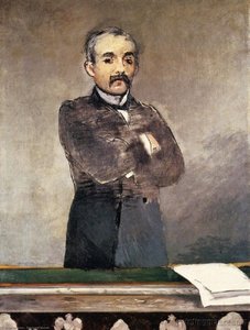 Portrait Of Clemenceau At The Tribune — Едуар Мане, Realism