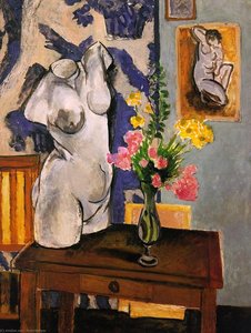 Plaster Torso Und Blumenbouquet — Henri Matisse