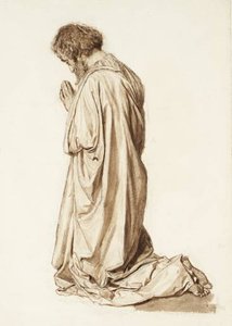 Study For `elijah's Sacrifice' — Albert Joseph Moore