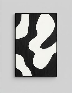 Ethereal Void: A Monochromatic Study Of Fluid Motion And Silent Rhythmic Tension — Laurent Vionnet, Minimalist Art