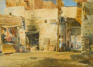 A Cairo Street Scene — Konstantin Yegorovich Makovsky
