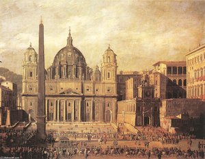 St. Peter, Rom — Viviano Codazzi, Barock