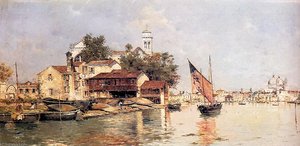 A View Of Venice — Antonio Maria De La Concepcion Reyna Manescau